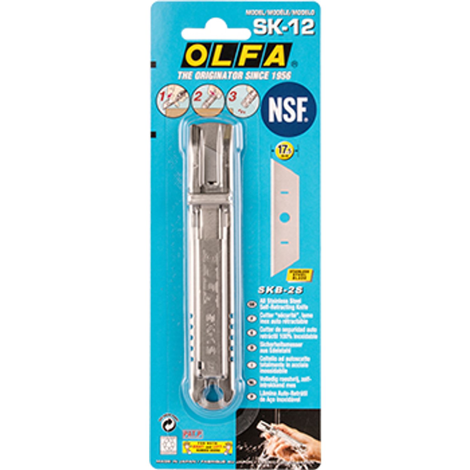 OLFA Stainless Steel Safety Knife